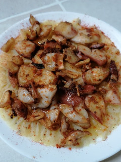 Una foto de Pulpo con puré de patata