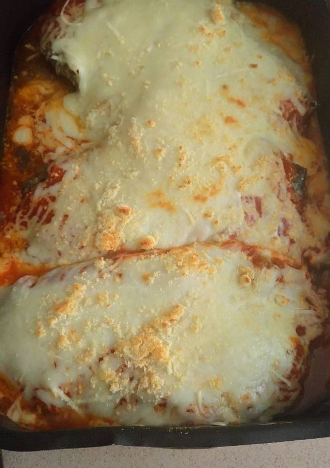 Una foto de Berenjenas rellenas