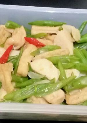 Foto resep Tumis Buncis Tahu Putih dengan Bakso Ikan