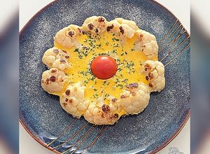 Une photo de Omelette au chou-fleur