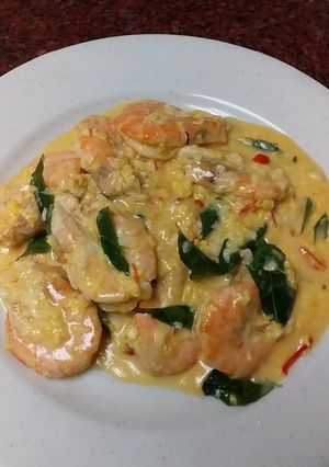 Foto resep Singapore's Creamy Butter Garlic Prawn