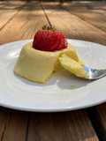 Flan napolitano para uno sin azúcar en microondas