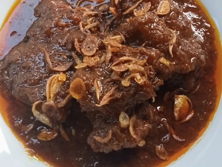 Langkah Gampang Menyiapkan Resep Rendang daging yang Lezat Sekali Anti Ribet, Mantap