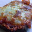 Berenjenas con costra de mozzarella