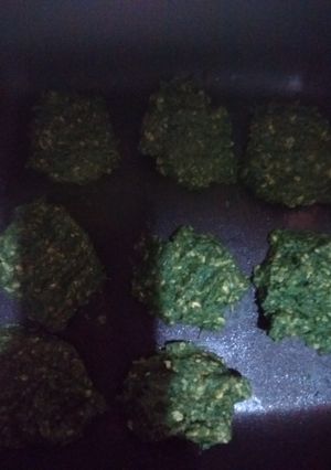 Una foto de Hamburguesas de porotos Pallares y espinaca