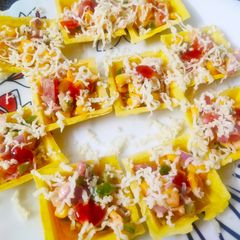 Crispy Cheesy Corn Canapes A picture of Crispy Cheesy Corn Canapes.