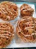 Spaghetti basket#hot chilli chicken#