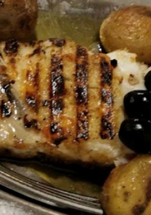 Foto de Bacalhau grelhado com Batatas