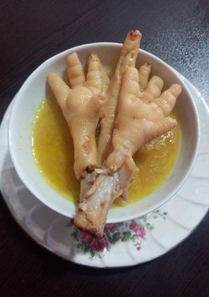 عکسی از دستور پای مرغ