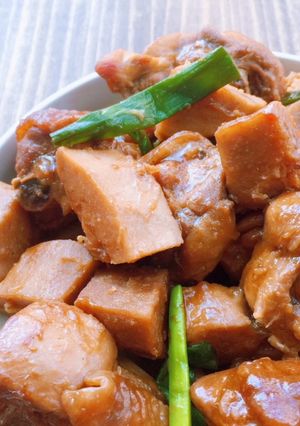 {芋頭燒雞} 的食譜成品照片