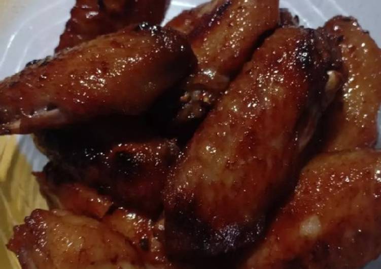 Cara ramu Spicy chicken wing ala frozen food  yang Lezat