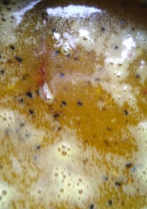 A picture of Mushoor dal (masoor dal/ red lentil).