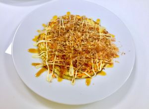 Hình của món Bánh xèo Nhật Bản.