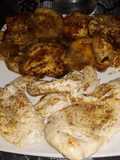 Filetes de pollo con berenjenas a la miel