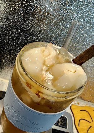 Hình của món Trà vải mật ong quế hoa.