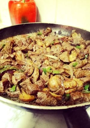 صورة لوصفة كبدة لذيذة وخفيفة