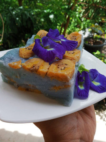 Resep Nagasari raja bunga telang Gampang