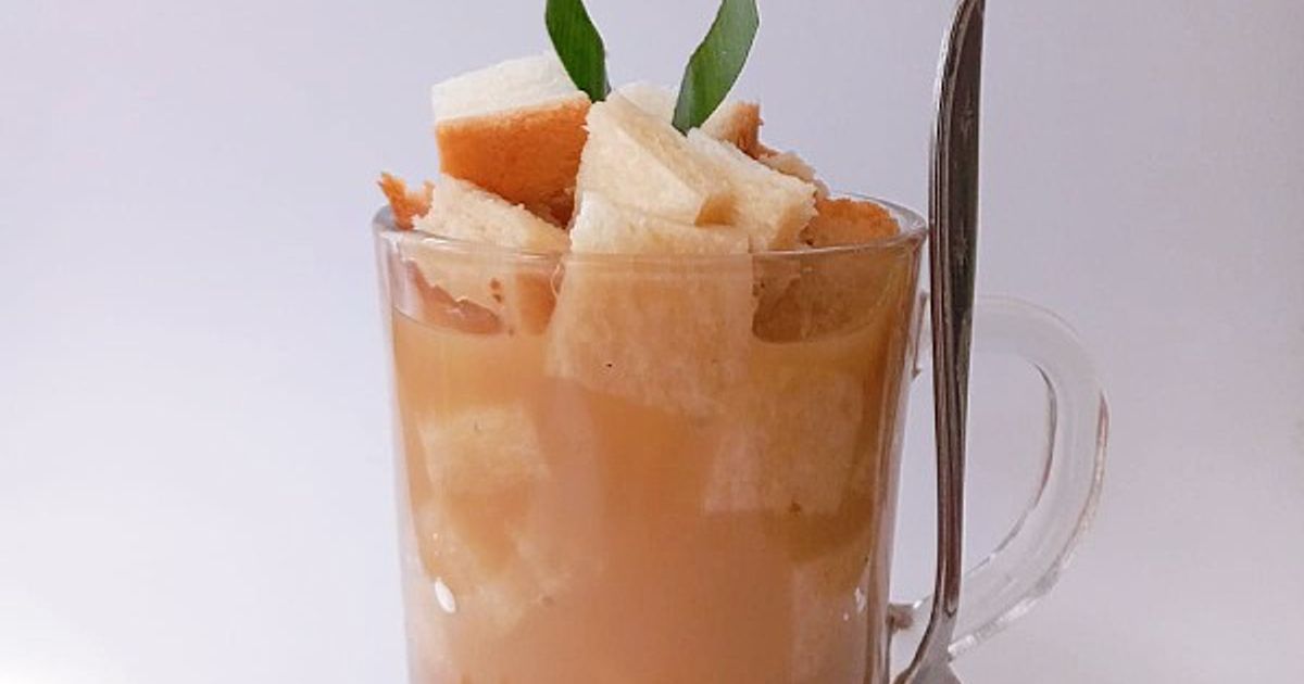 Wedang Roti Cup Resep Wedang Jahe Roti Tawar oleh Nay's Kitchen - Cookpad