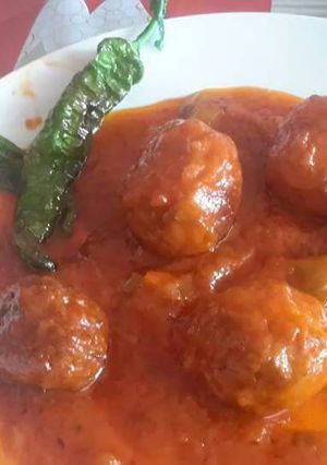 Foto principal de Albóndigas de pavo en salsa de tomate