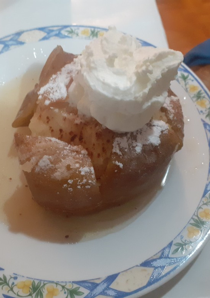Una foto de Manzanas asadas