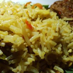 A picture of Vegetable fried basmati rice.