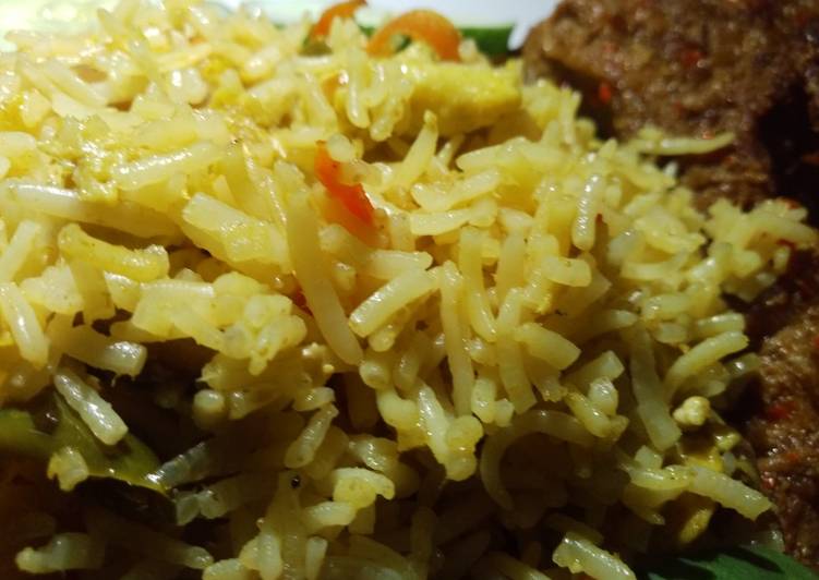 Easiest Way to Prepare Ultimate Vegetable fried basmati rice