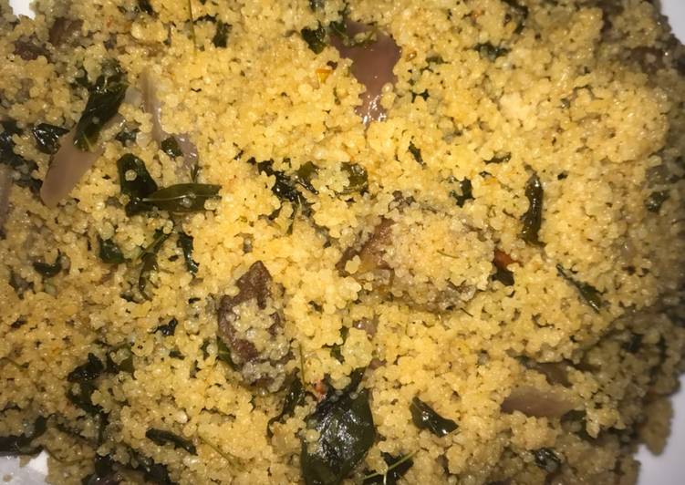Step-by-Step Guide to Prepare Quick Dambun couscous, kus kus