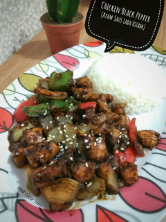 Foto resep Chicken Black Pepper (Ayam Saus Lada Hitam)