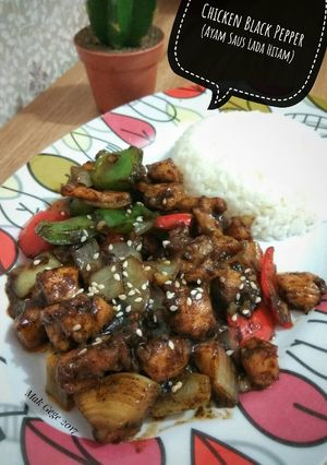 Foto resep Chicken Black Pepper (Ayam Saus Lada Hitam)