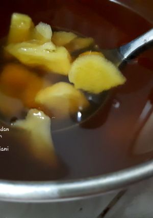 Foto resep 83. Rebusan jahe dan gula merah
