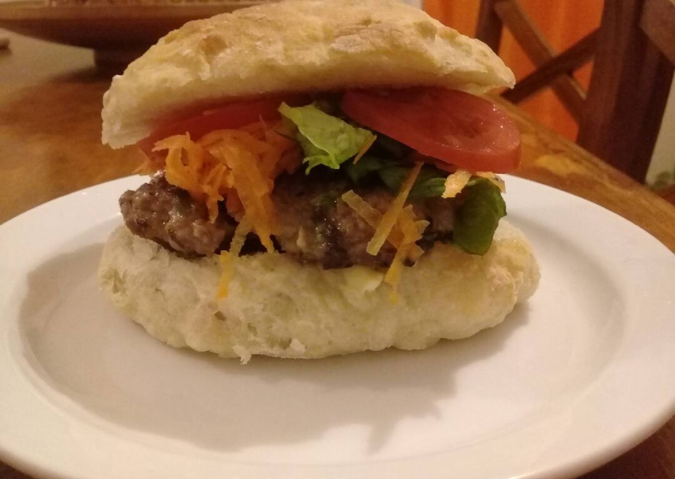 Hamburguesa casera