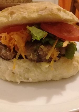 Una foto de Hamburguesa casera