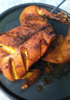 A picture of Steam roast chicken.