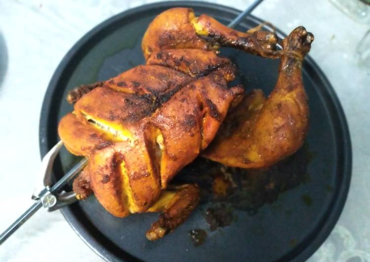 Steam roast chicken