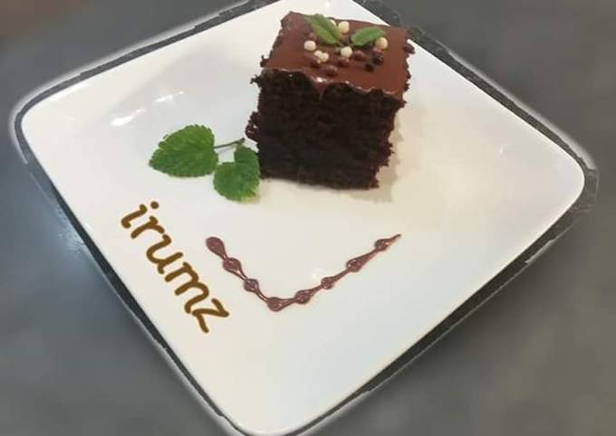 Recipe of Quick 🍰Eggless Chocolate Cake🍰