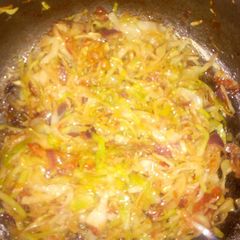 A picture of Roasted cabbage.