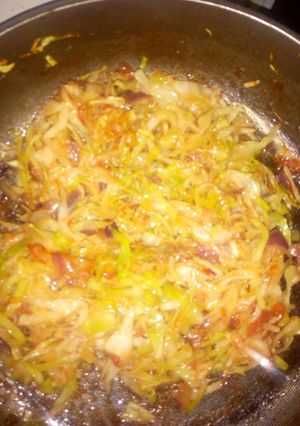 A picture of Roasted cabbage.