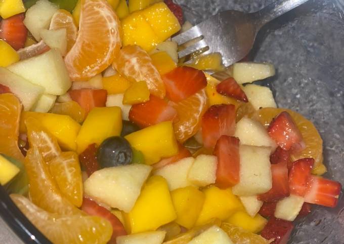 Step-by-Step Guide to Make Quick Rainbow Fruit Salad