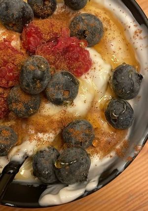 Foto de Iogurte com Frutos Vermelhos