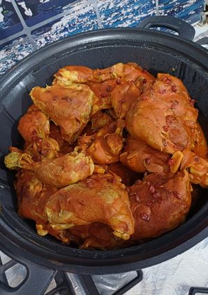 عکسی از دستور مرغ ربی مجلسی خوشمزه🍗
