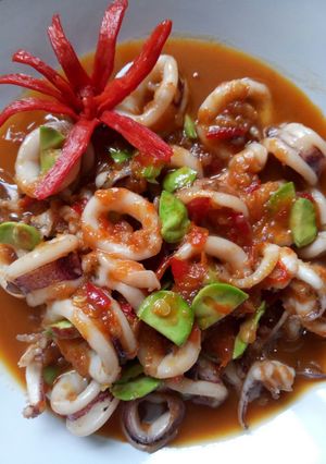 Foto resep Cumi Pete Pedes