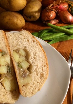 A picture of Veggie buns.