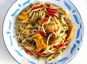 Gambar tumis jamur kancing dan tauge