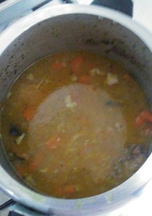 Una foto de Sopa con pollo
