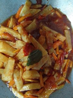 Foto resep Kentang + wortel bumbu balado (bumbu bali)