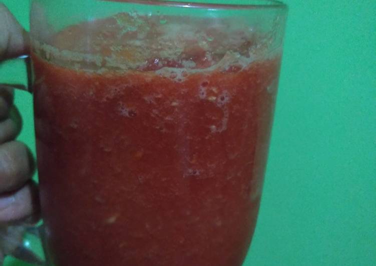 Cara Gampang Membuat Jus semangka yang Enak