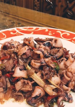 Foto resep Cumi Asin Pedas (Simple)