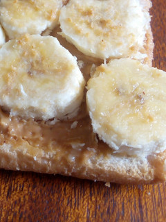 A picture of Peanut Butter and Banana Sandwich.