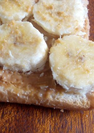 A picture of Peanut Butter and Banana Sandwich.