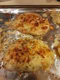 Copycat Longhorns Parmesan crusted chicken
